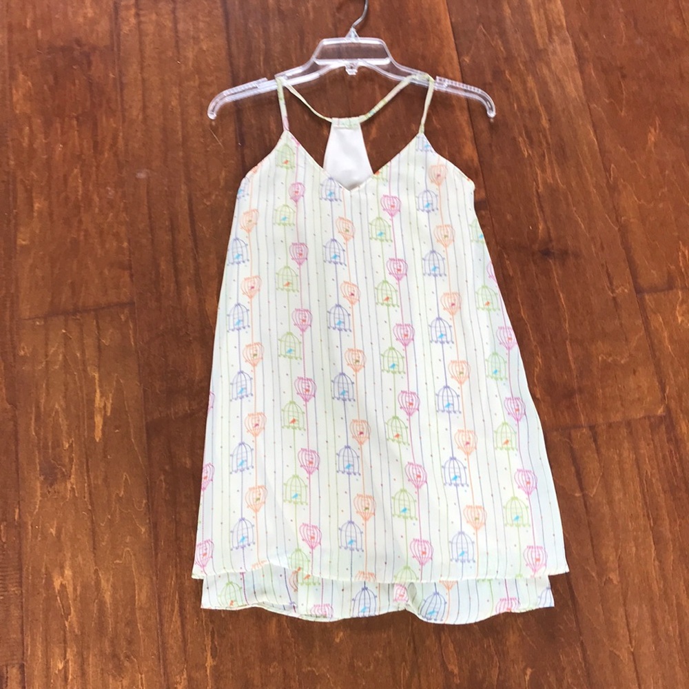 Adorable Birdcage Shift Dress